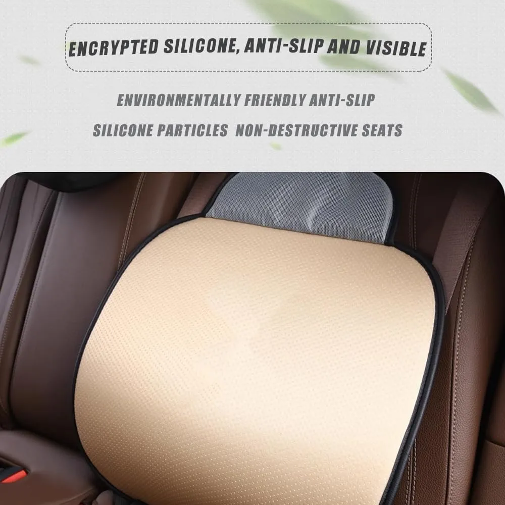 Car Seat Cushion for Mitsubishi Carisma/Eclipse/Galant/Grandis/L300/Sigma, Driver Seat Cushion for Driving Car Travel Accessories for Long Trips Easy to Install,1-A Grey