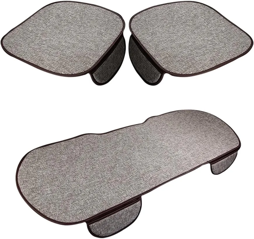 Car Seat Cushion for Mitsubishi L200/Lancer/Mirage/Outlander/Pajero, Driver Seat Cushion for Driving Car Travel Accessories for Long Trips Easy to Install,2-A Grey