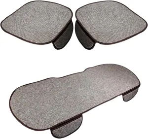 Car Seat Cushion for Mitsubishi L200/Lancer/Mirage/Outlander/Pajero, Driver Seat Cushion for Driving Car Travel Accessories for Long Trips Easy to Install,2-A Grey