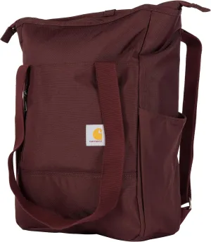 Carhartt Classic Convertible Backpack Tote, Durable Water Repellent Material W/ 17" Laptop Sleeve, Port, One Size