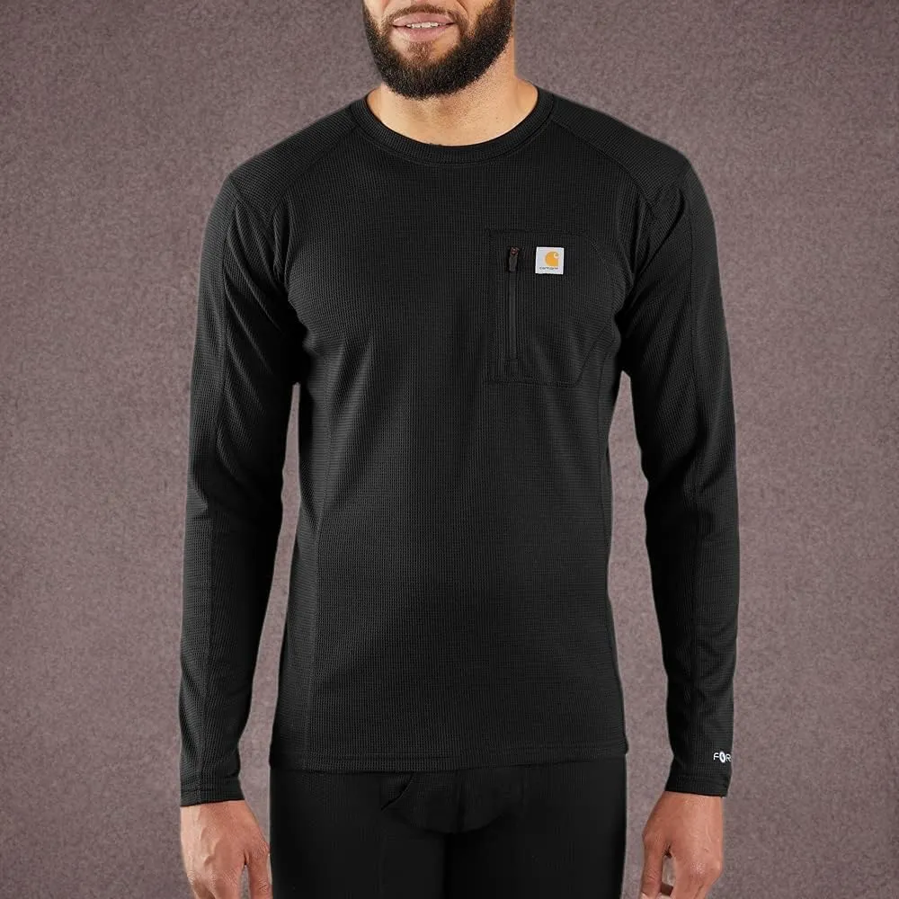 Carhartt Mens Base Force Midweight Tech Thermal Base Layer Long Sleeve Shirt