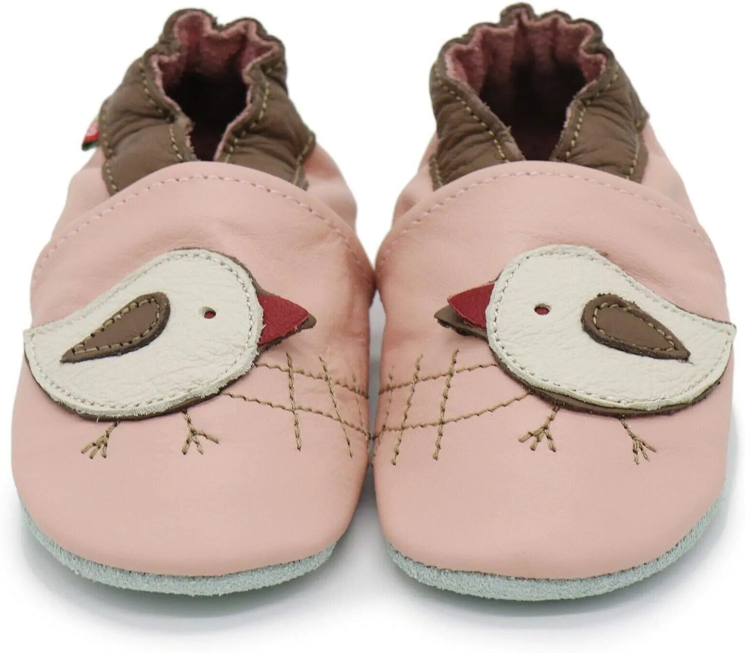 Carozoo Boys Girls Slippers Leather Soft Sole Indoor Shoes Socks Car Truck Dragon Shark Flowers 6-7 Years and 7-8 Years