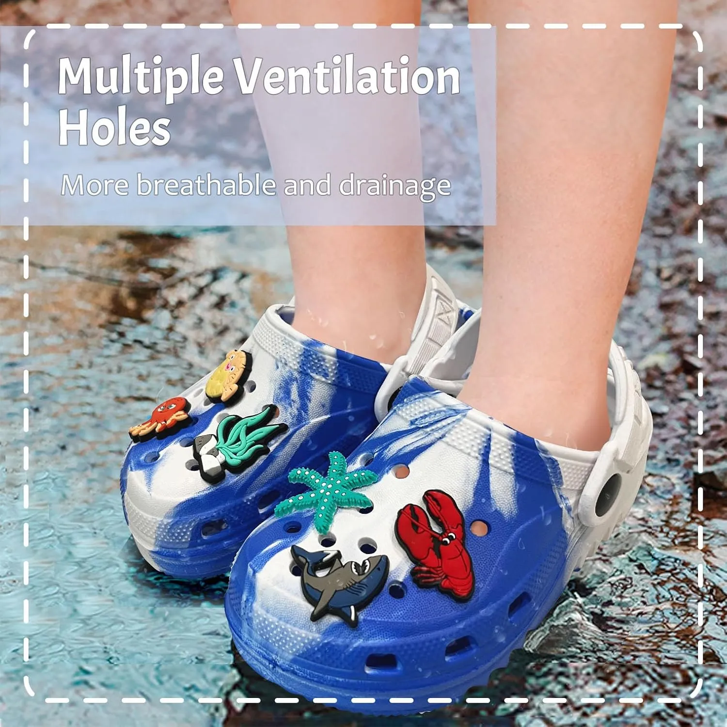 Cartoon Kids Toddler Garden Clogs Non Slip Beach Pool Slide Water Shoes Indoor Outdoor Clogs Sandals for Boys Girls Birthday Gift.