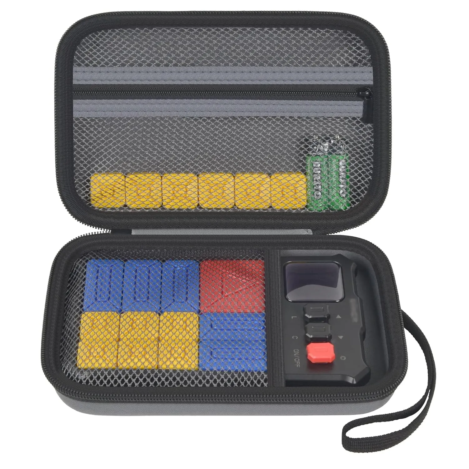casmilee Case Compatible with Giiker Super Slide Brain Games, Brain Teaser Puzzles Organizer Storage Bag, Flow Slider Puzzle Game Holder (Grey)
