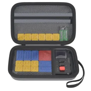 casmilee Case Compatible with Giiker Super Slide Brain Games, Brain Teaser Puzzles Organizer Storage Bag, Flow Slider Puzzle Game Holder (Grey)