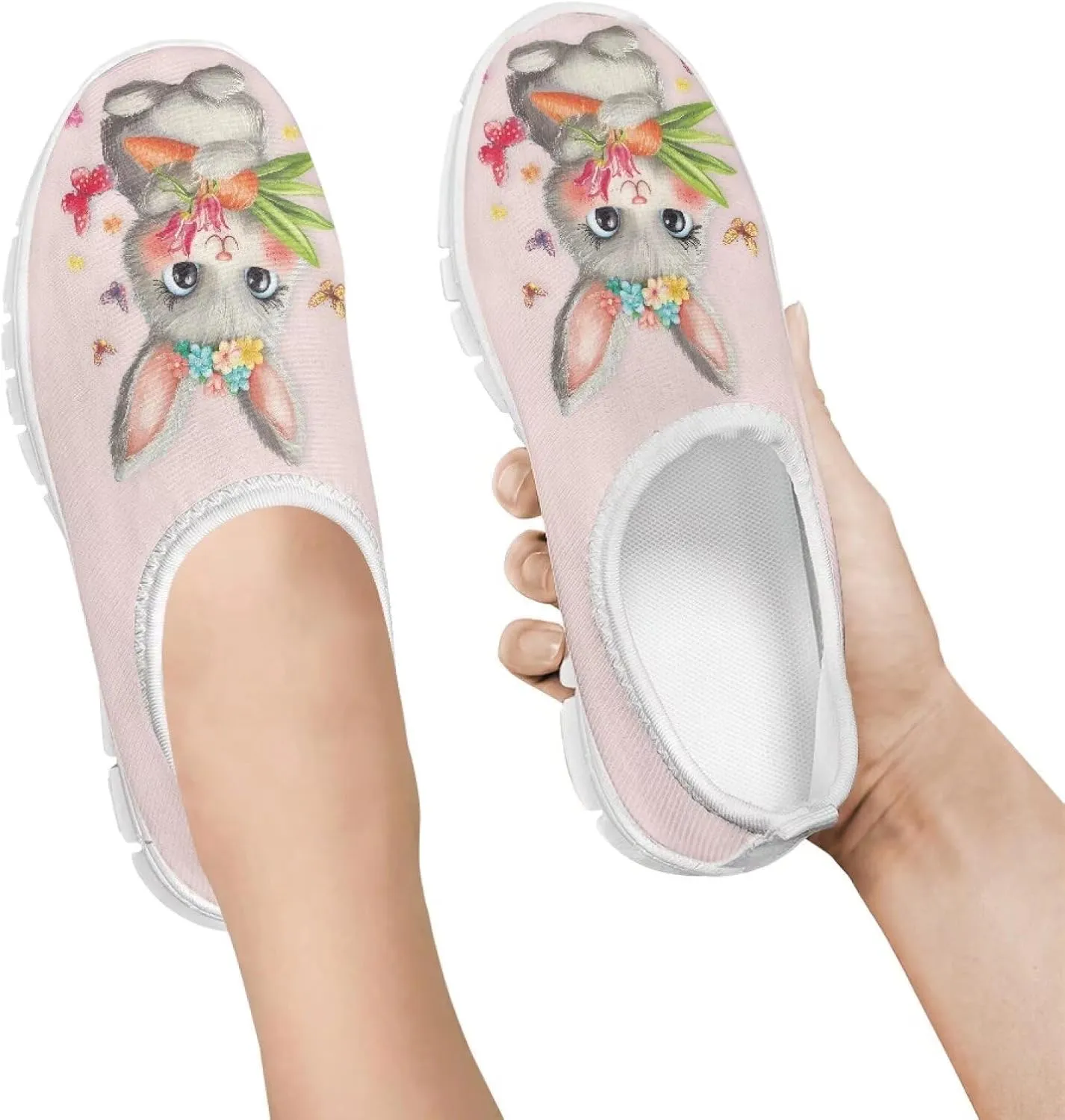 Casual Breathable Mesh Girls Boys Slip On Shoes