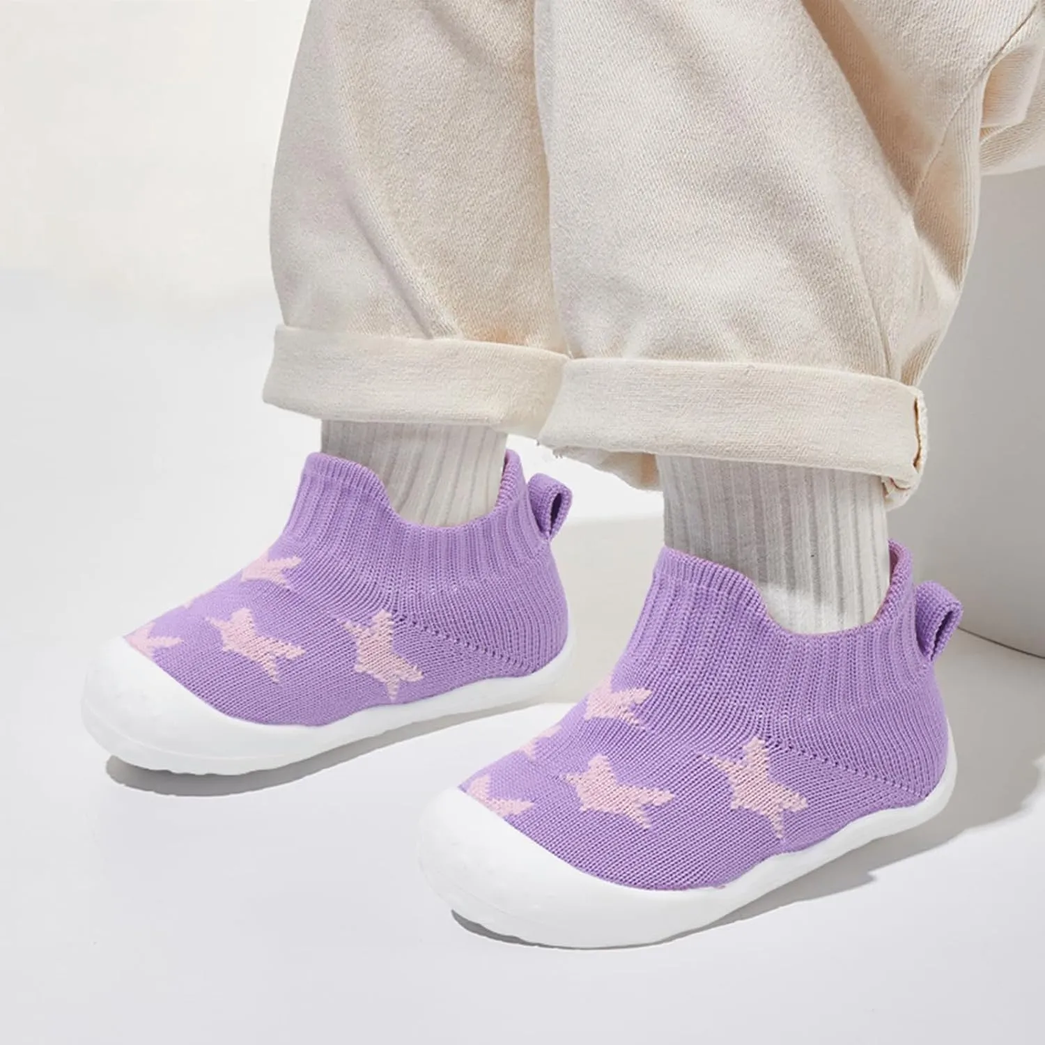 Centipede Demon Baby Shoes Baby Boys Girls Sock Shoes Breathable Infants Toddlers Slippers Indoor Outdoor Boots First Walking Shoe Slip On Sneakers Non Slip with Soft Rubber Soles