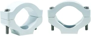 Cerwin Vega Mounting Clamp for RPM Series Marine Wake Tower Speaker, .75”-1.5” Bracket, Durable Aluminum, Powder Coat Finish in White, Black, Gray - Essential Car Accessory & Speaker Mount TCSMWHT