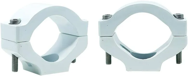 Cerwin Vega Mounting Clamp for RPM Series Marine Wake Tower Speaker, .75”-1.5” Bracket, Durable Aluminum, Powder Coat Finish in White, Black, Gray - Essential Car Accessory & Speaker Mount TCSMWHT