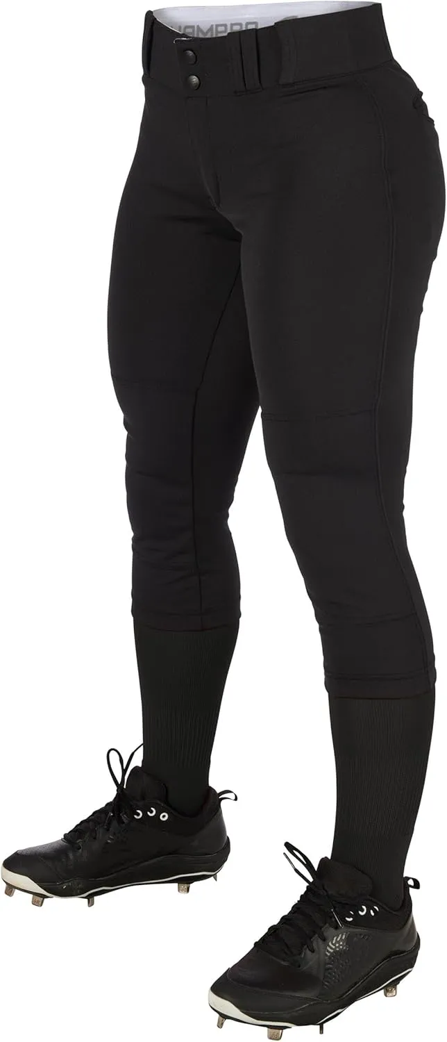 CHAMPRO Girls' Standard Low-Rise Softball Pants