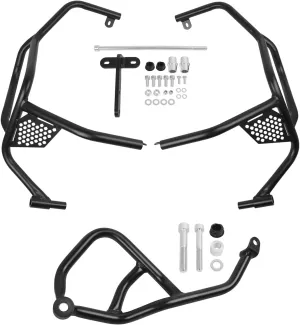CHIFUN Engine Guard Highway Crash Bars Replacement for Ducati Desert X 2022 2023 Black Steel Motorcycle Frame Gas Fuel Tank Falling Protection Bars