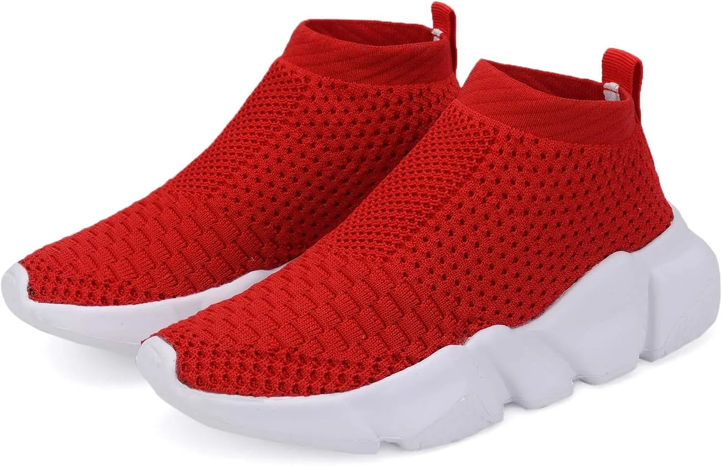 CHUI Boys Girls Breathable Sneakers Mesh Lightweight Easy Walk Casual Slip-On Athletic Running Walking Shoes