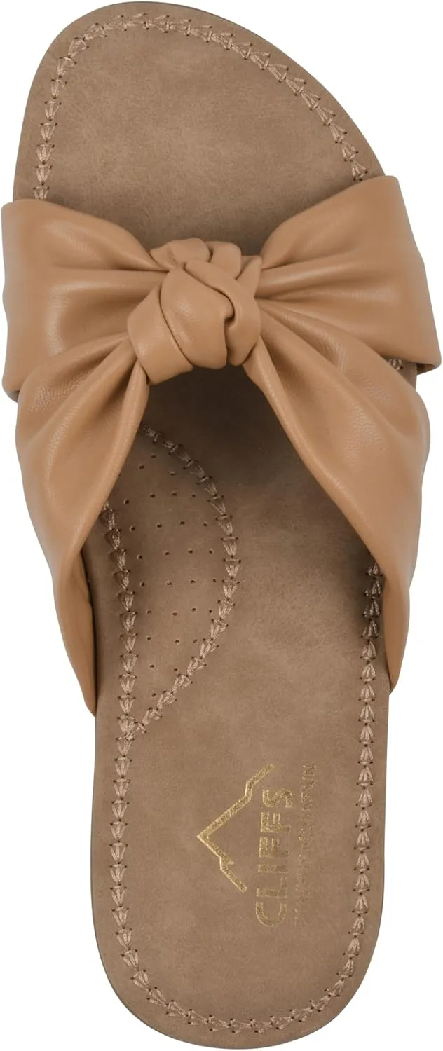 CLIFFS BY WHITE MOUNTAIN Women's Favorite Knotted Slide Sandal