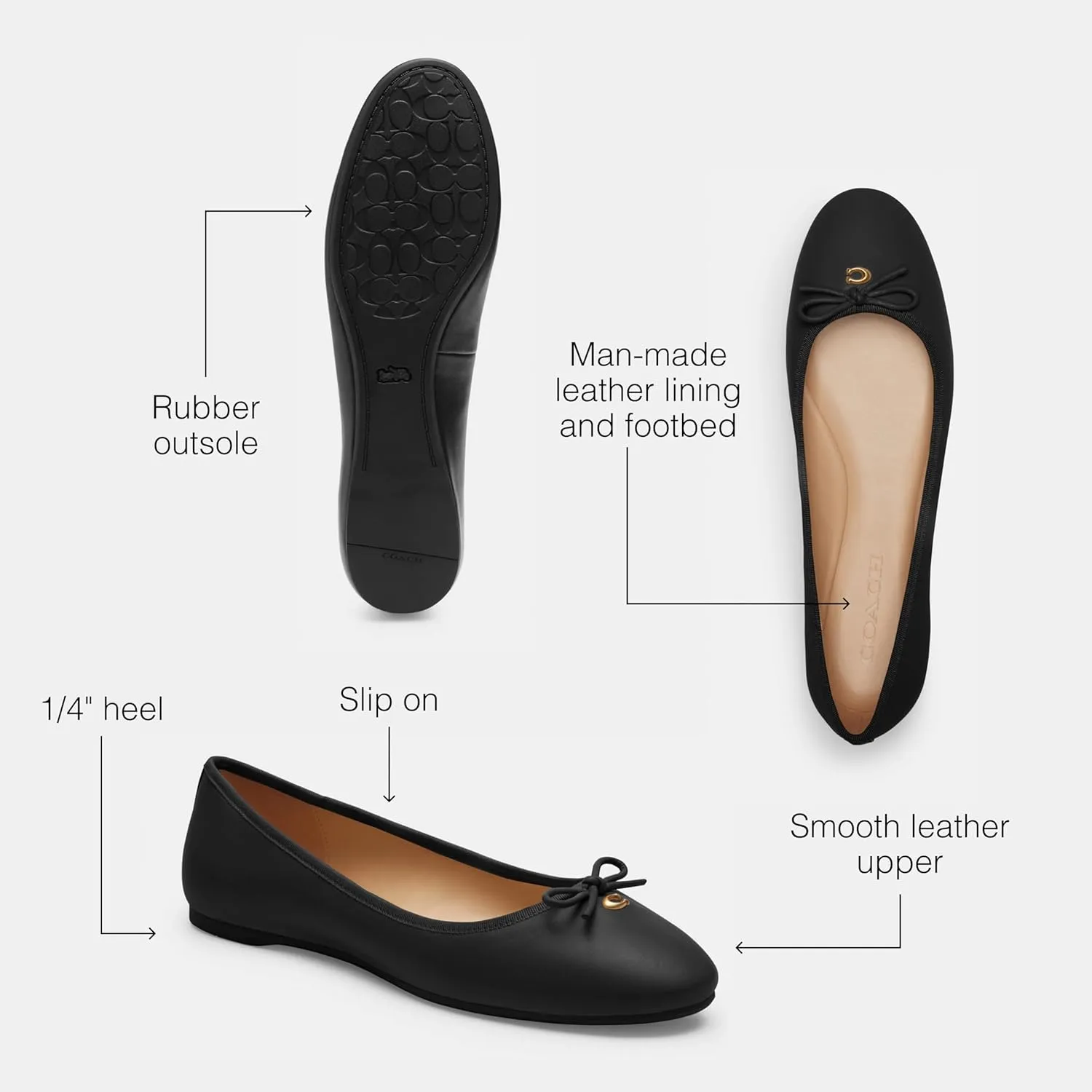 Coach women's Abigail Ballet Flat