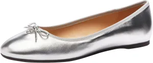 Coach Women's Abigail Metallic Leather Ballet Flat