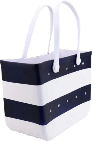 COJU Rubber Tote Bag Waterproof XL Large Tote Bag for Beach Pool Boat Sports Travel Washable Tip Proof Durable