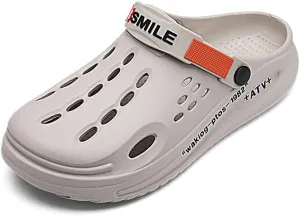 Comfortable Men's Slip-on Clogs with Soft Sole for Walking, Outdoor Activities, and Beach Sandals