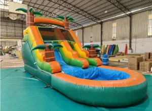 Commercial Water Slide Large 100% PVC Inflatable Water Slide for Adults Kids with Blower Blow Up Water Slide with Splash Pool Outdoor Backyard Party 21x9x12ft