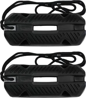 Compact EVA Fender 2.0 – Adjustable Boat Fender – UV-Resistant Closed-Cell Foam – Includes High-Strength Dock Rope – Lightweight & Durable Boat Docking Bumper - 2 Pack