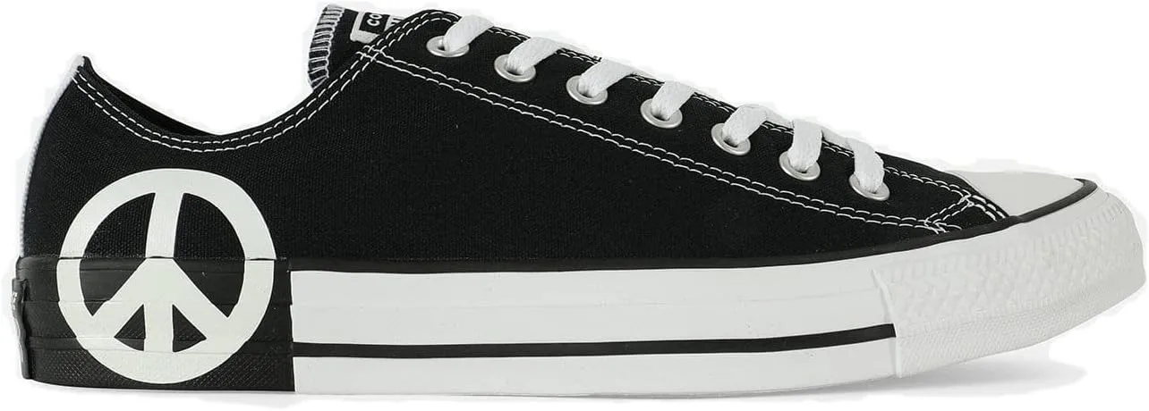 Converse Unisex Chuck Taylor All Star Seek Peace Ox Black/White