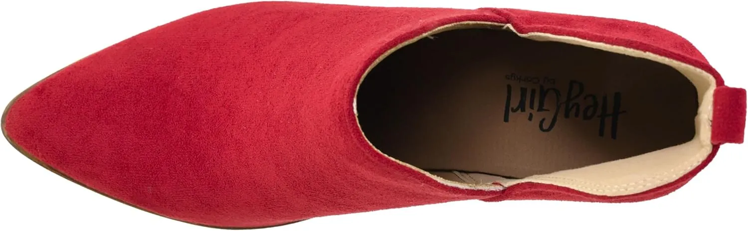 Corkys Footwear Sassy Pants 2.75-inch Stacked Heel Booties, Memory Foam Insoles, Easy Slip-On, Stylish, Comfortable Footwear for Fall