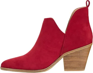 Corkys Footwear Sassy Pants 2.75-inch Stacked Heel Booties, Memory Foam Insoles, Easy Slip-On, Stylish, Comfortable Footwear for Fall