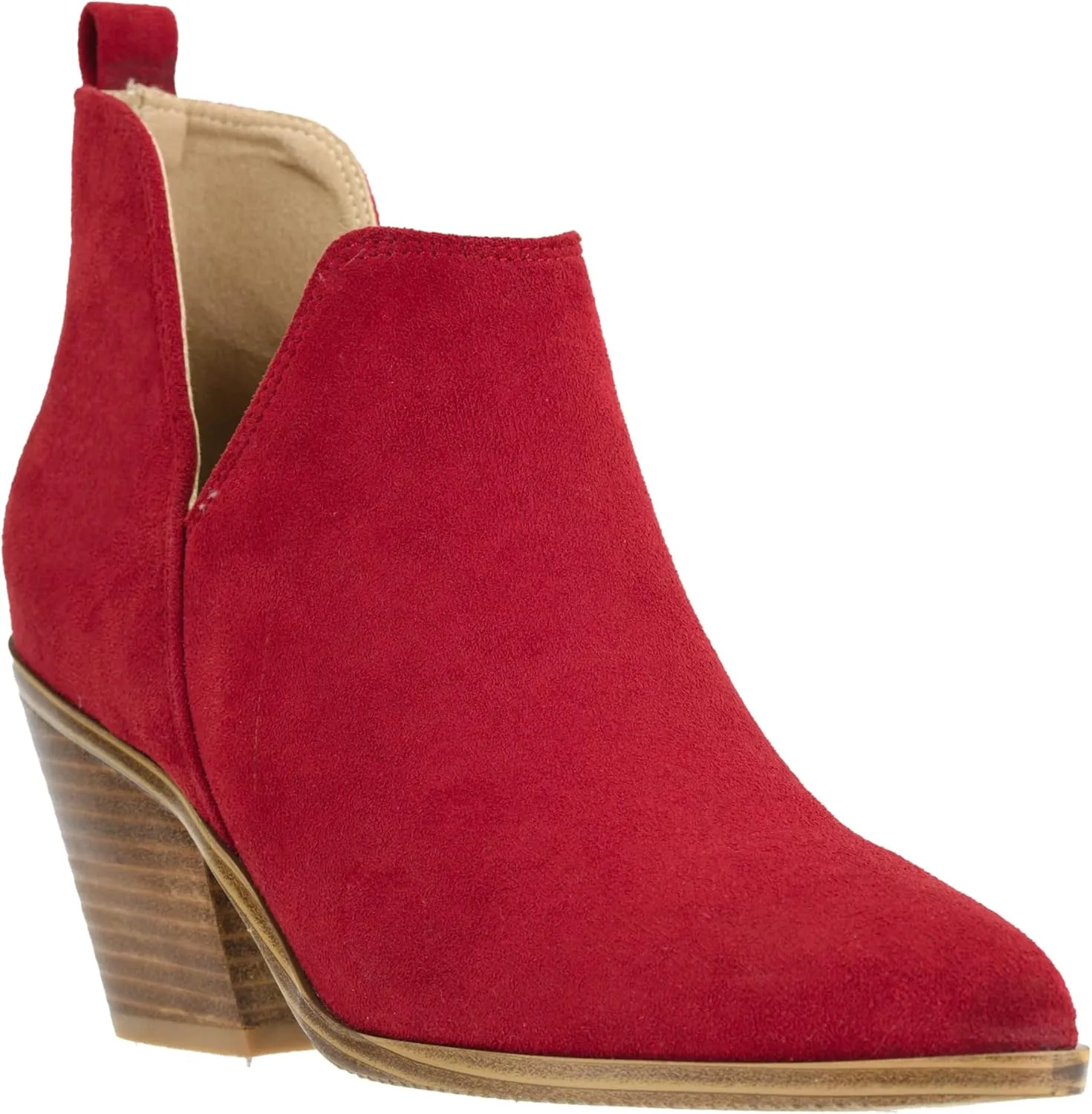 Corkys Footwear Sassy Pants 2.75-inch Stacked Heel Booties, Memory Foam Insoles, Easy Slip-On, Stylish, Comfortable Footwear for Fall