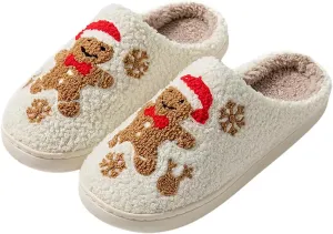 Cozy Furry Slippers for Women & Men, Bear Paw, Cat, Halloween, Christmas Designs, Warm Indoor Non-Slip Winter House Shoes