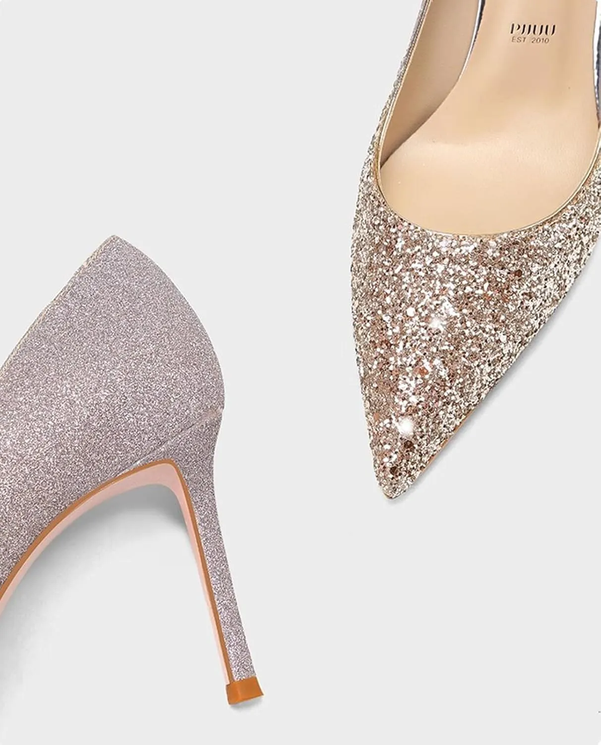 Crystal 3.34 Inch High Heels, Stiletto Pumps for Women Sexy Closed Pointed Toe Heels Comfortable Sexy Wedding Shose