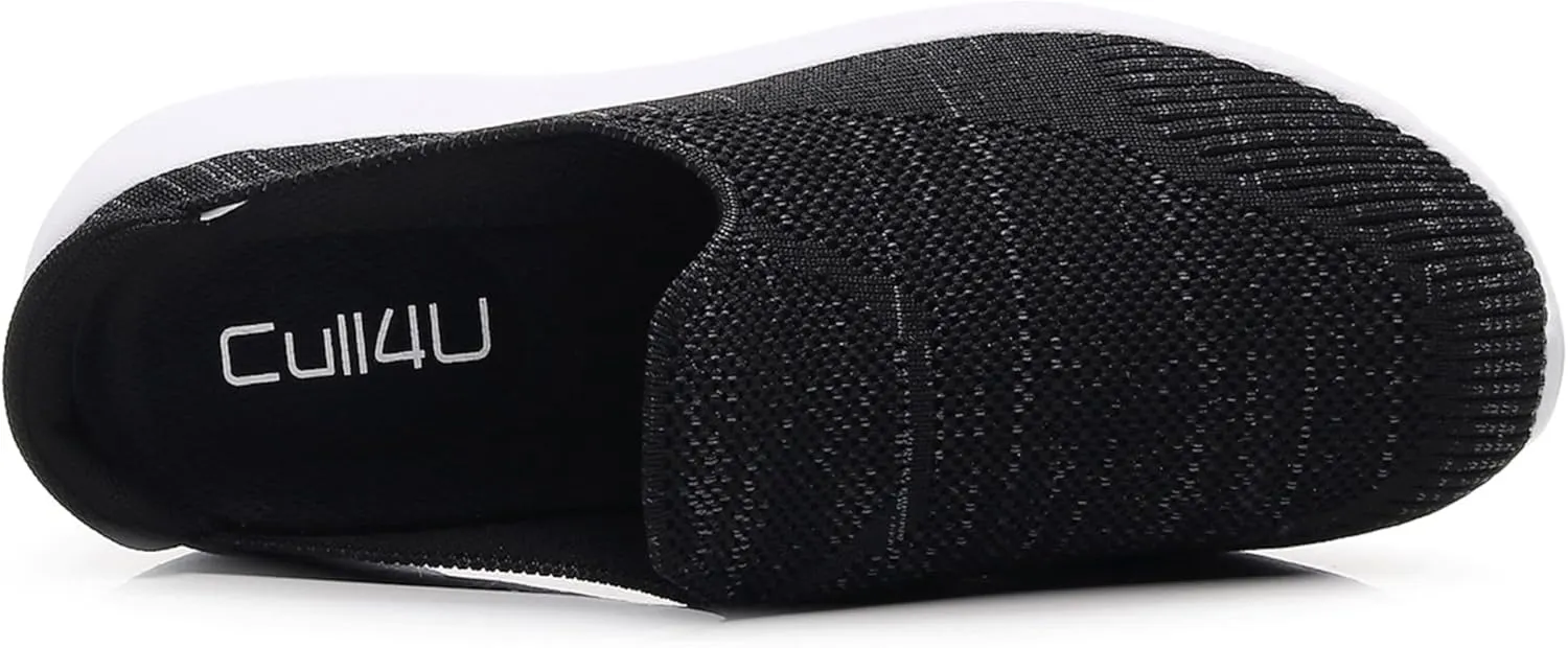 Cull4U Women's Easy 2 Walk Knit Slipper Mules Shoe