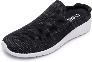Cull4U Women's Easy 2 Walk Knit Slipper Mules Shoe