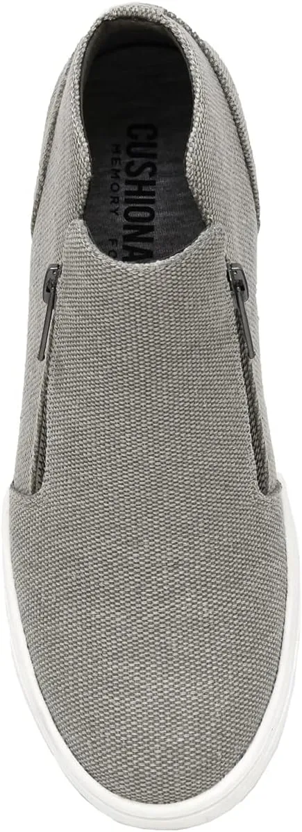 CUSHIONAIRE Women's Hart Hidden Wedge Sneaker  Wide Width Available