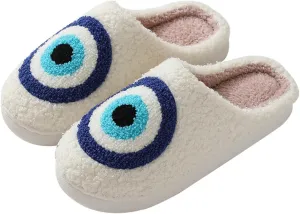 Cute Strawberry Pattern Women's Bedroom Slippers - Warm, Soft, Fuzzy, Non-Slip