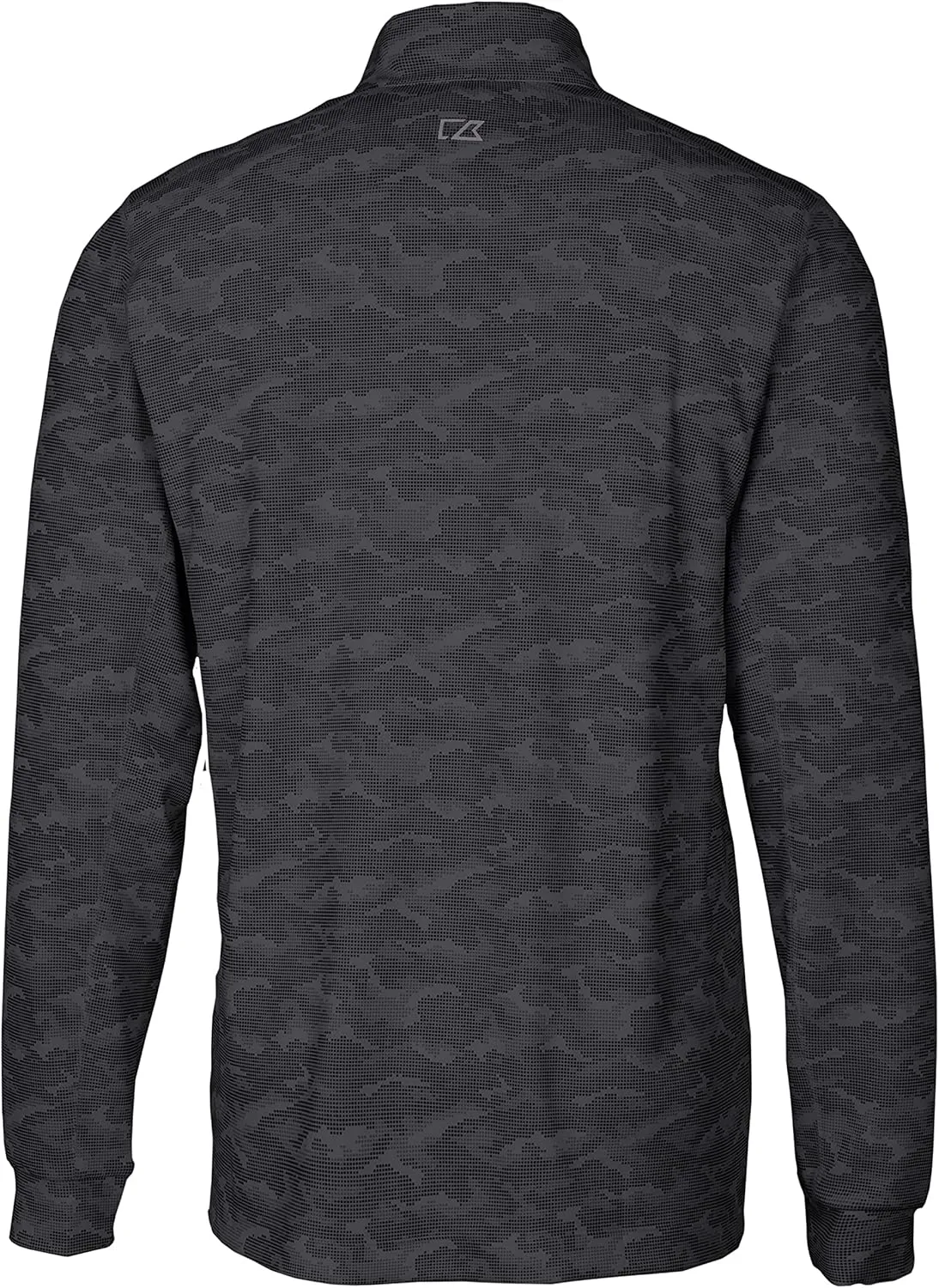 Cutter & Buck Traverse Camo Print Stretch Quarter Zip Mens Pullover