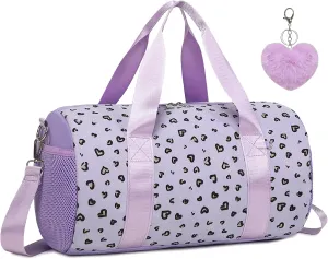 Dance Ballet Bag for Girls 4-6 Ballerina Gymnastic Bag Toddler Small Duffle Dance Bags for Little Dancers,Glitter Material,14"*8.26"*8.26"