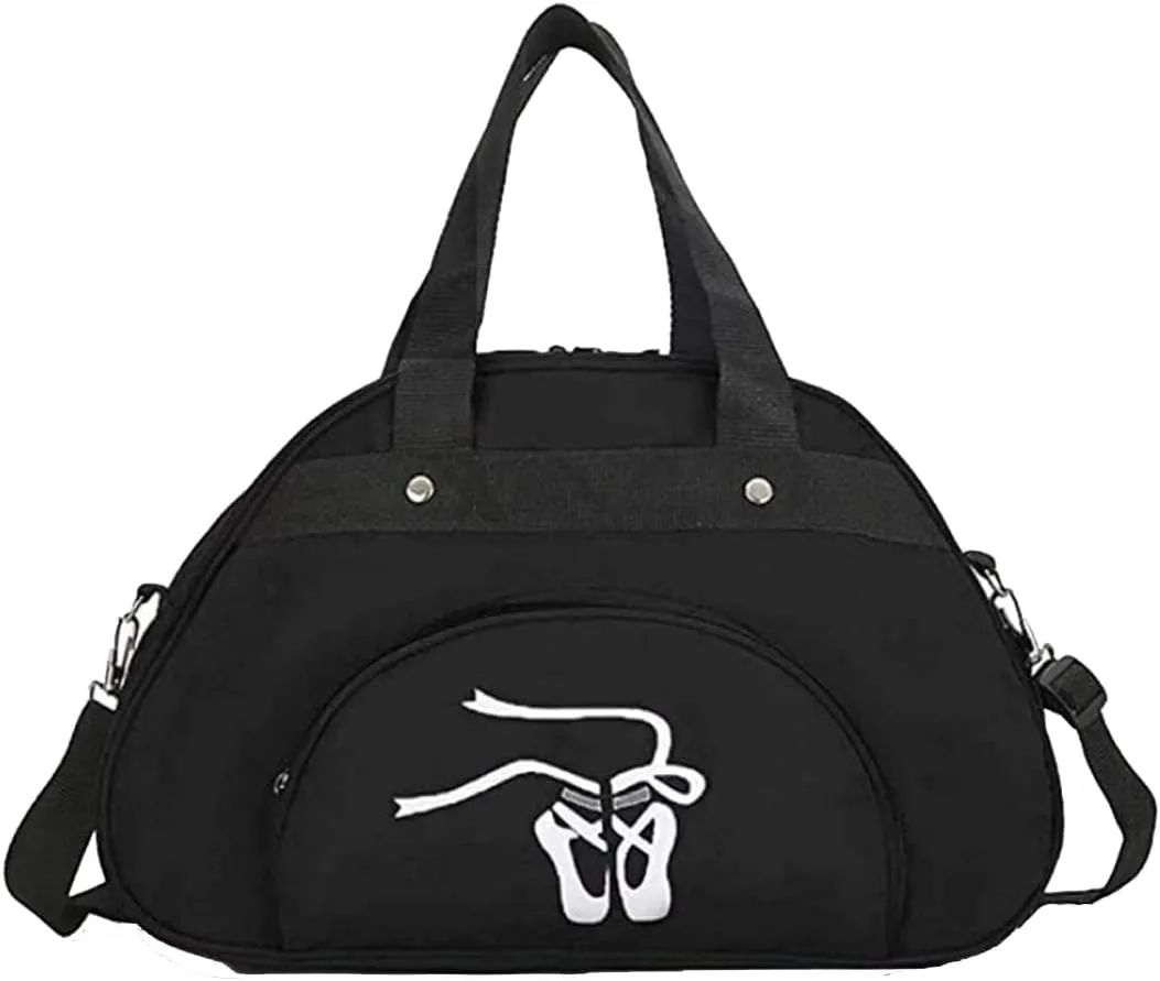 Dance Duffle Bag For Girls Ballet Bag,Light Weight,Gift (Black)