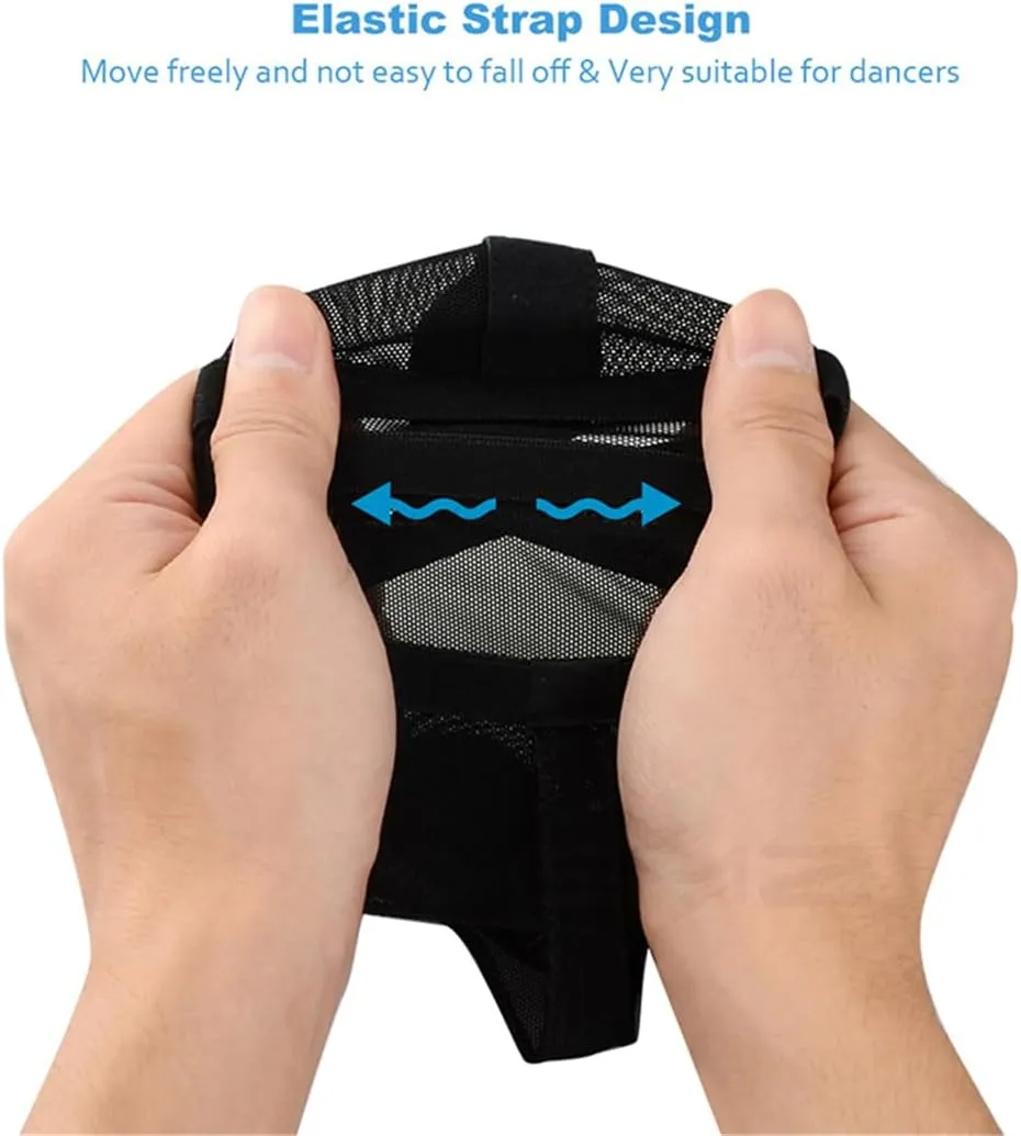 Dance Foot Thongs, Anti-Slip Ballet Dance Pointe Shoe Socks Protector Cushion, Professional Thong Toe Paws Grip Shoes Pads, Women Lyrical Shoes, Relief Foot Pain for Yoga Ballet Pilates