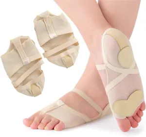 Dance Foot Thongs, Anti-Slip Ballet Dance Pointe Shoe Socks Protector Cushion, Professional Thong Toe Paws Grip Shoes Pads, Women Lyrical Shoes, Relief Foot Pain for Yoga Ballet Pilates