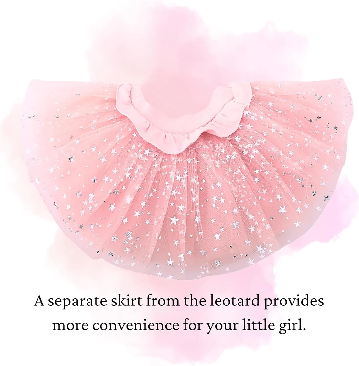 Dancina Girls and Toddlers Ballet Outfit Set - Cotton Leotard with Sparkle Tutu and Matching Dance Tights