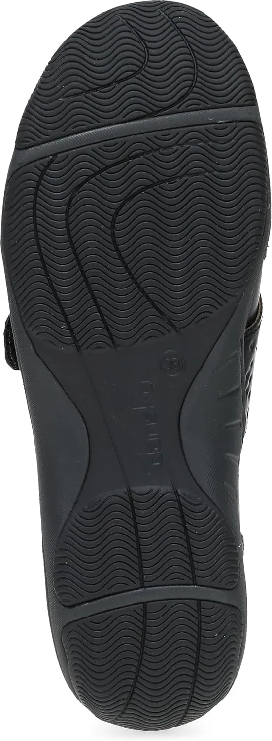 Dansko Sallie Women's Comfort Shoe - Padded Leather Upper, Adjustable Hook and Loop Vamp, Comfort Foam Footbed with Arch Support, Slip Resistant Outsole