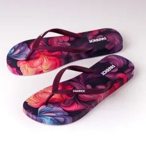 Dark Dahli Slippers-Multicolors
