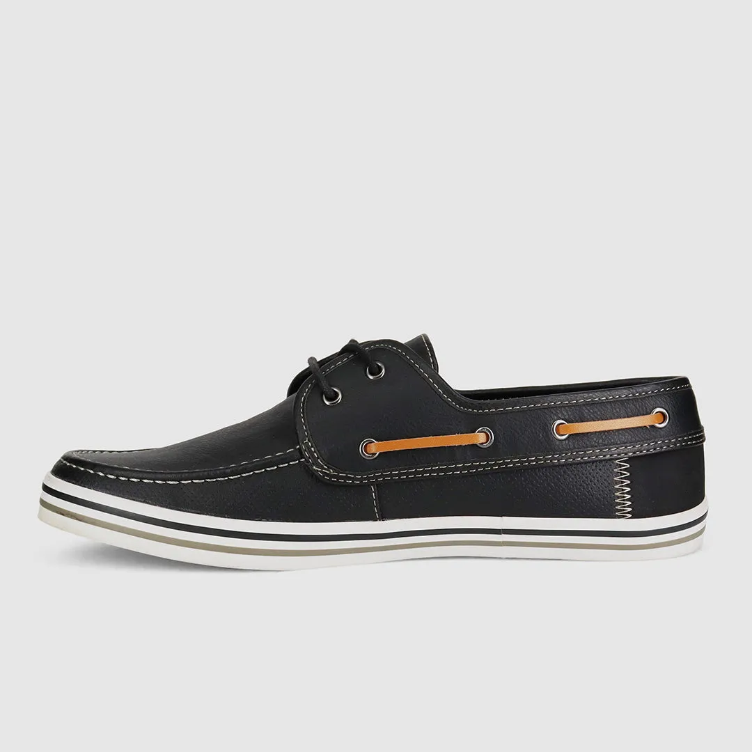 Davis Boat Shoes Black