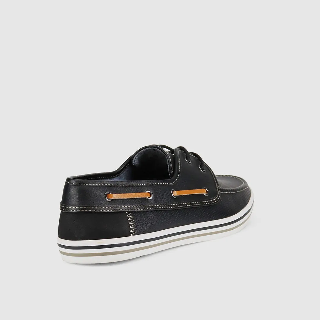Davis Boat Shoes Black