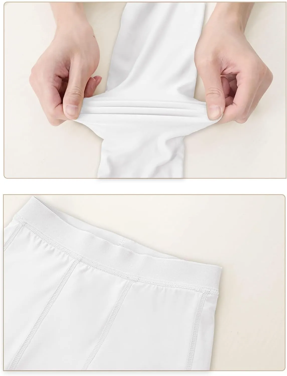Daydance Nude Kids Girls Base Layers Set Tan Active Undergarments for Dance, Ballet, Gymnastics, Performance in Winter