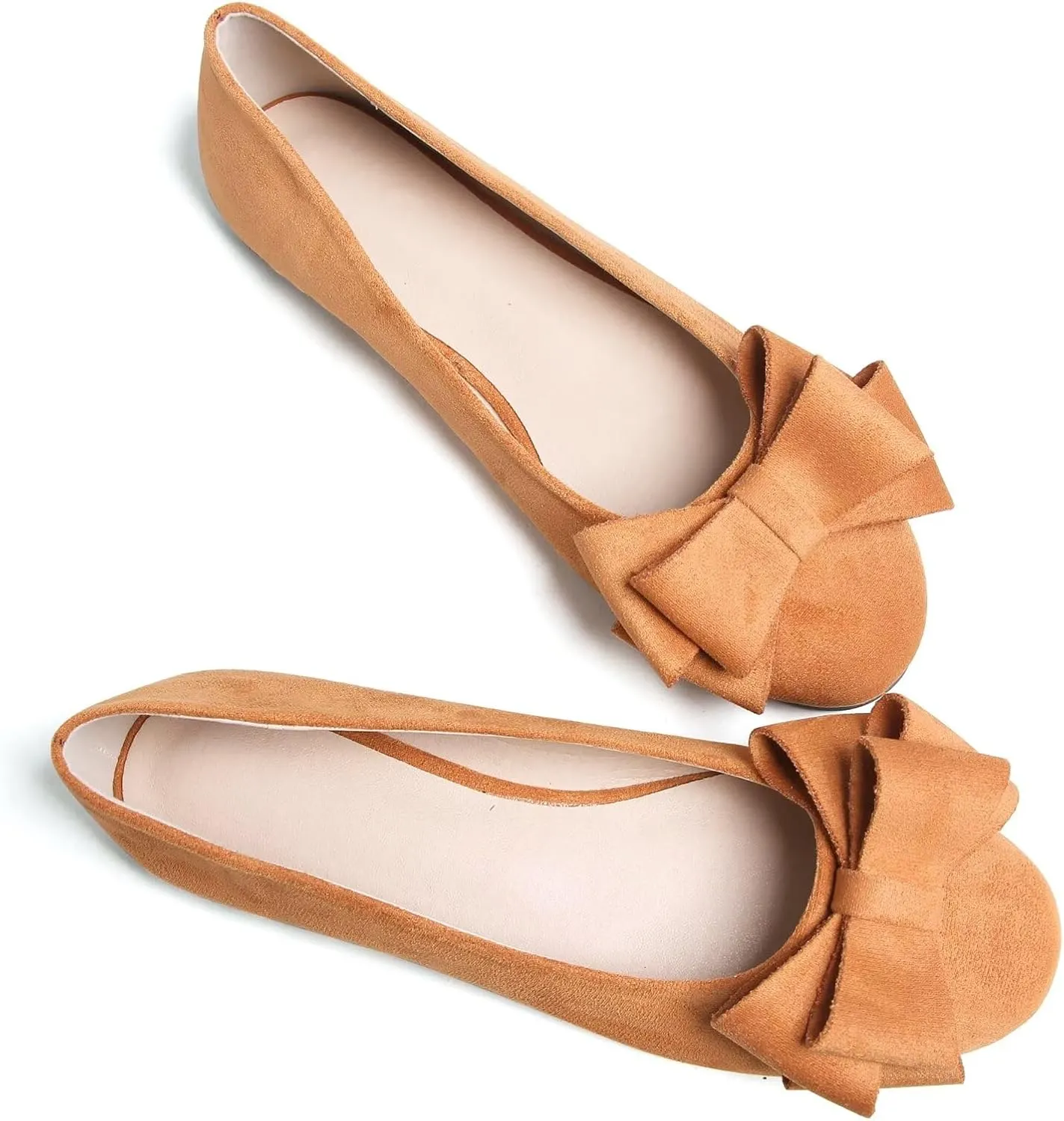 Dear Time Women's Business Casual Ballet Flats Round Toe Flats Soft Slip On Office Shoes for Work