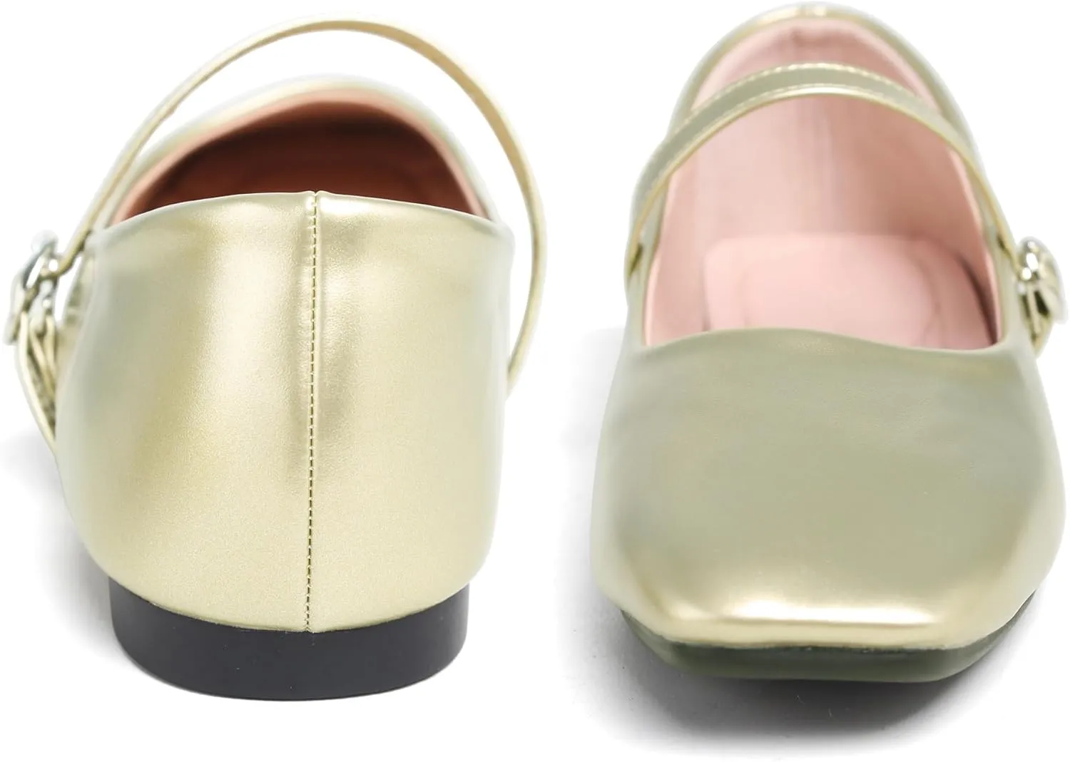 Dear Time Women's Flat Mary Jane Shoes Ankle Strap Round Toe Chinese Style Ballet Flats Casual Walking Shoes