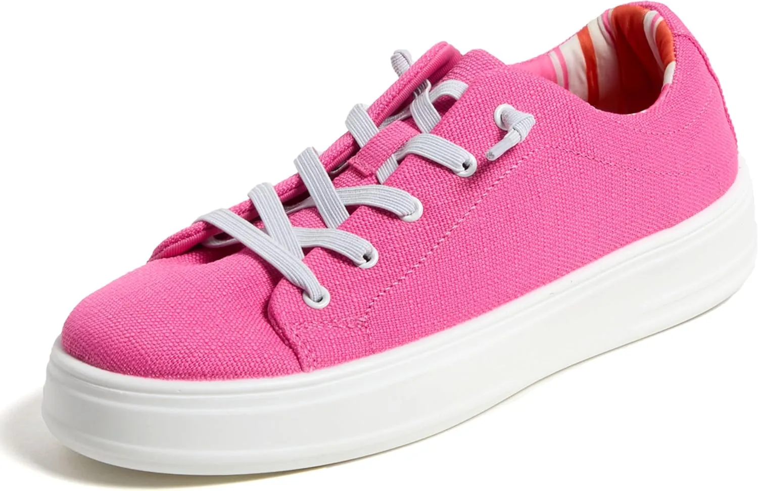 Dearfoams Women's Shoes-Mabel Lightweight Comfortable Easy Slip on Sneaker with Arch Support