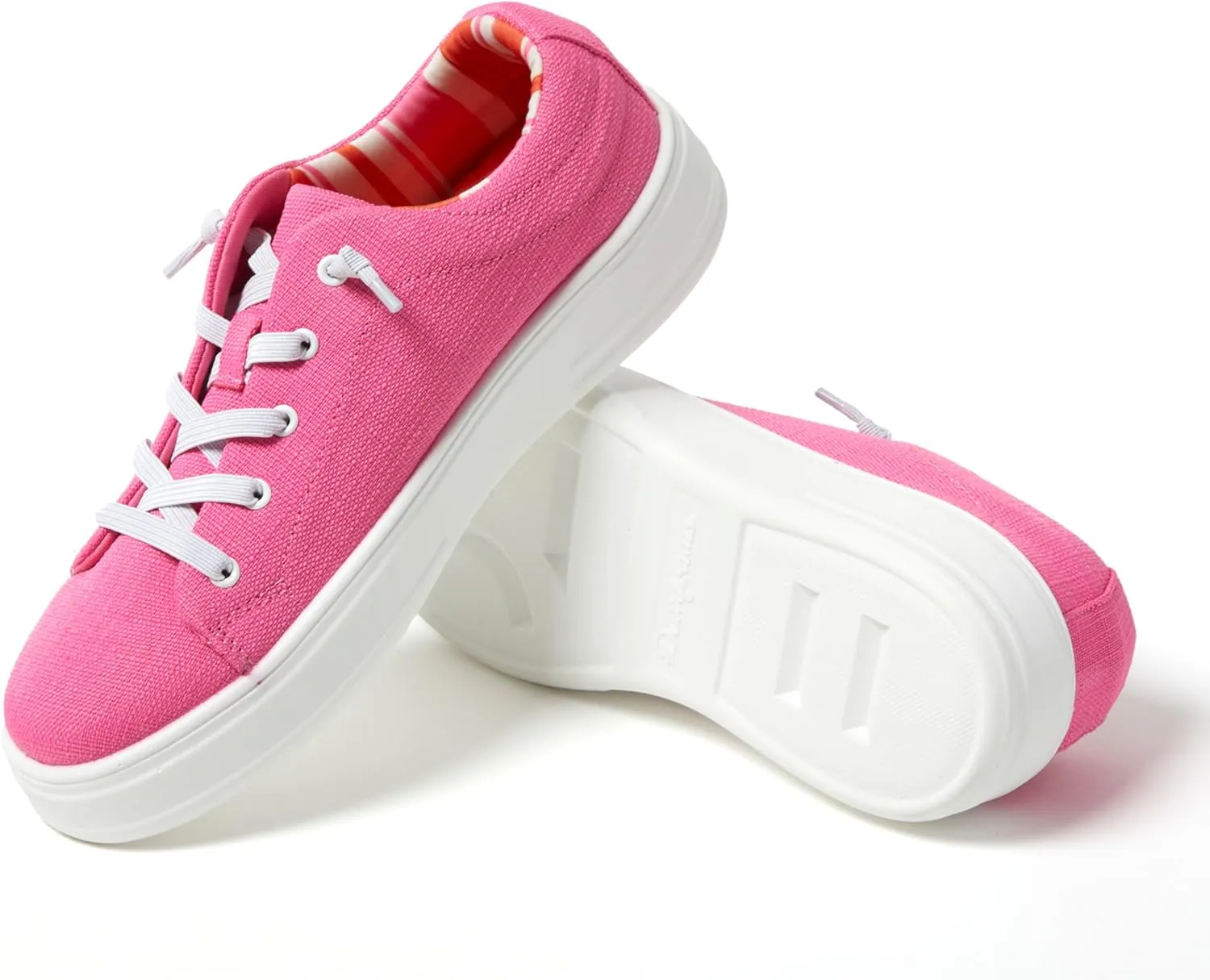 Dearfoams Women's Shoes-Mabel Lightweight Comfortable Easy Slip on Sneaker with Arch Support