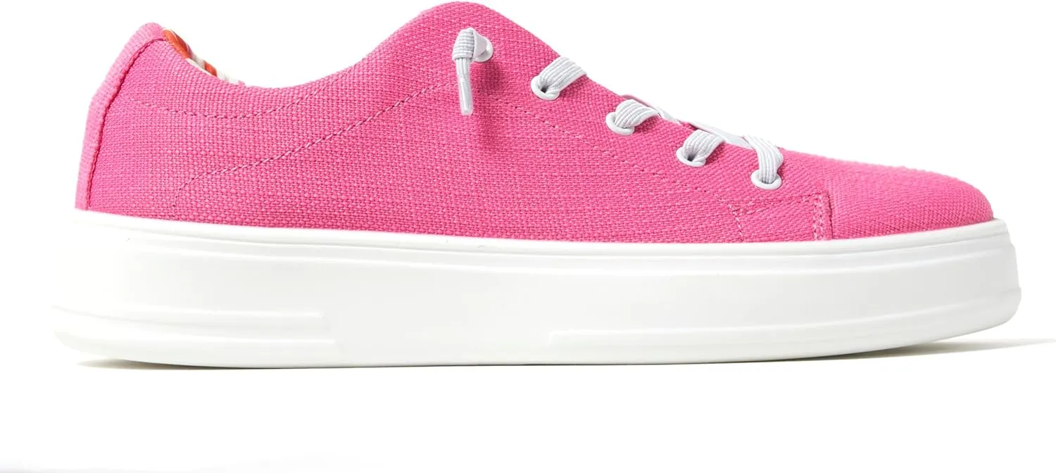 Dearfoams Women's Shoes-Mabel Lightweight Comfortable Easy Slip on Sneaker with Arch Support