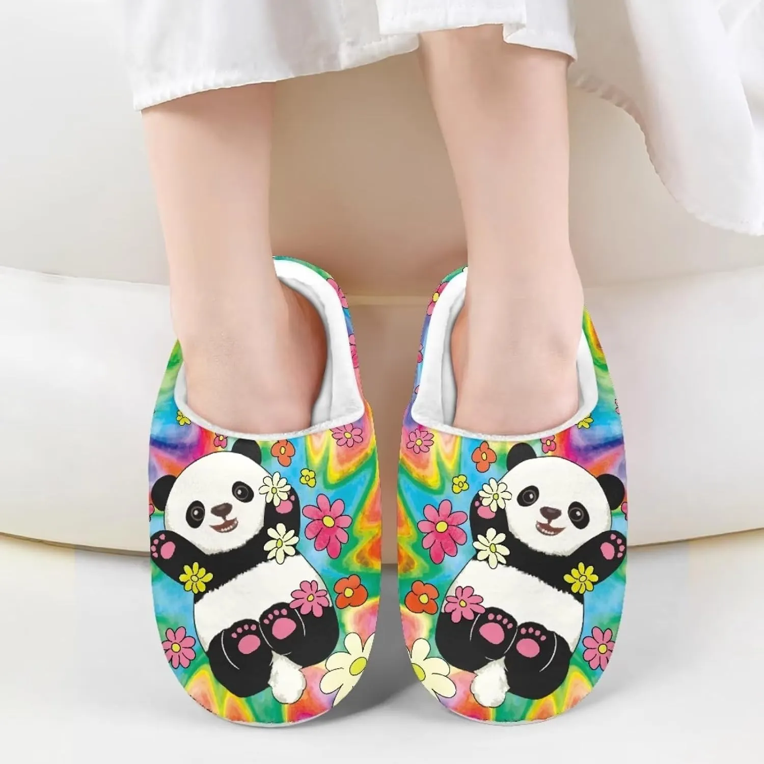 DISNIMO Boys Girls Toddler House Slippers,Kids Warm Slip On Home Slippers Cute Winter Nonslip Indoor Slippers